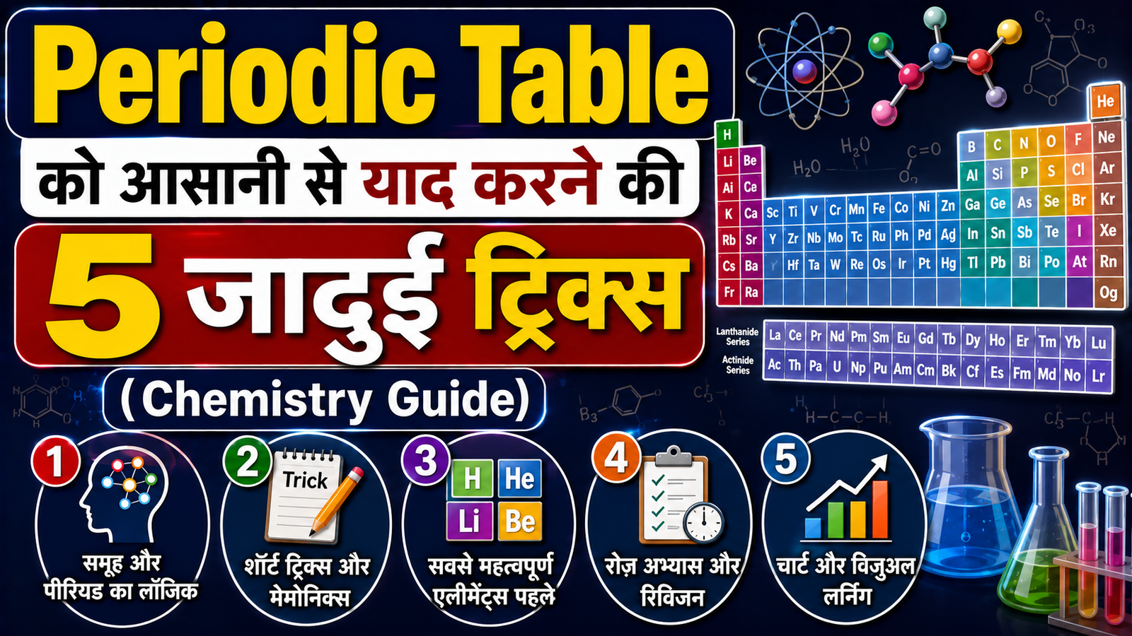 Periodic Table को आसानी से याद करने की 5 जादुई ट्रिक्स Chemistry Guide